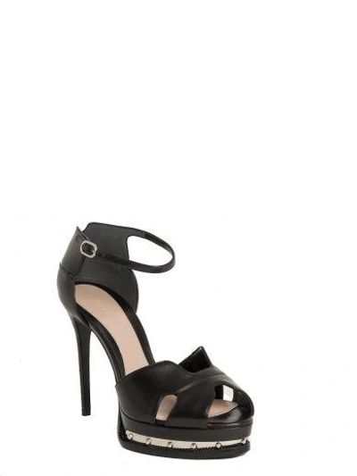 Shop Alexander Mcqueen Sandal In Black