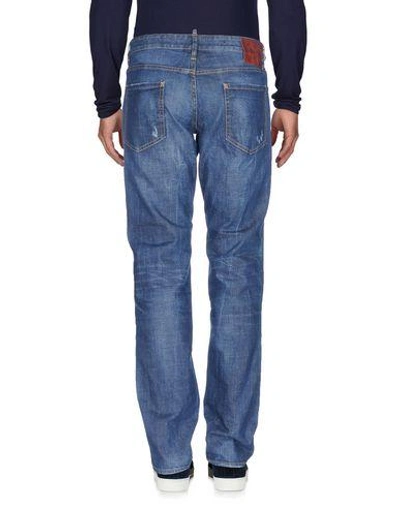 Shop Dsquared2 Man Denim Pants Blue Size 26 Cotton, Elastane