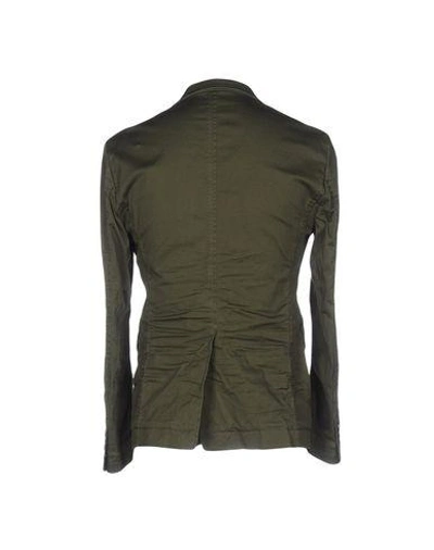 Shop Dsquared2 Blazers In Military Green