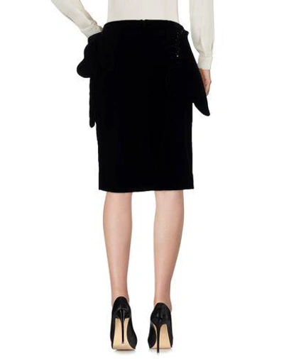 Shop Simone Rocha Knee Length Skirts In Black