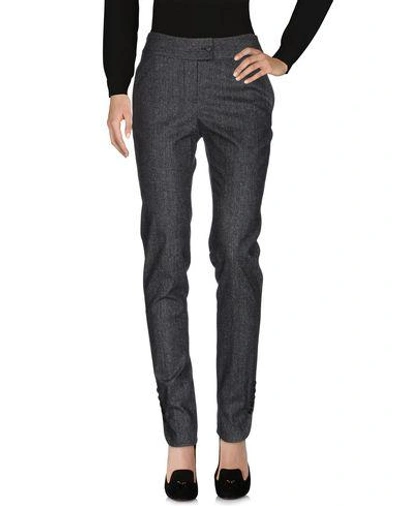 Shop Dior Casual Pants In Steel Grey
