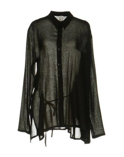 Shop Damir Doma Solid Color Shirts & Blouses In Dark Green