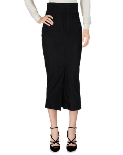 Haider Ackermann 3/4 Length Skirt In Black