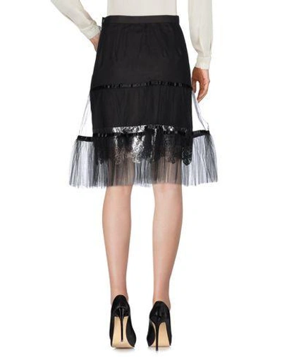 Shop Kolor Knee Length Skirt In Black