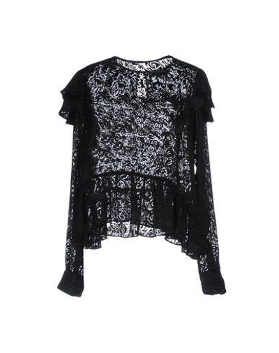 Shop Preen By Thornton Bregazzi Blouse In Black