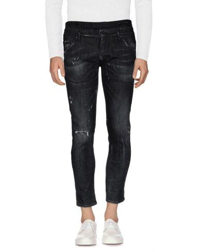 Shop Dsquared2 Denim Pants In Black