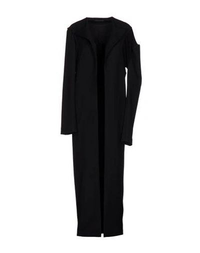 Shop Yohji Yamamoto Full-length Jacket In Black