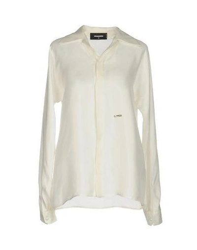 Dsquared2 Shirts In Ivory
