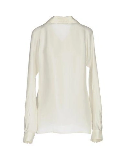 Shop Dsquared2 Shirts In Ivory