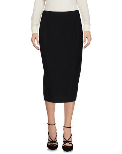 Shop Michael Kors 3/4 Length Skirts In Black