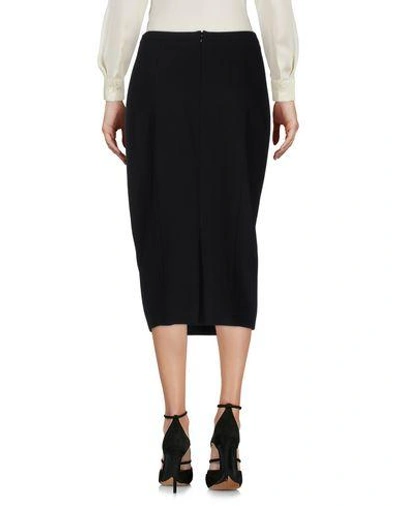 Shop Michael Kors 3/4 Length Skirts In Black