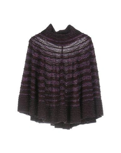 Shop Dsquared2 Capes & Ponchos In Deep Purple