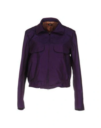 Shop Jil Sander Jackets In Purple