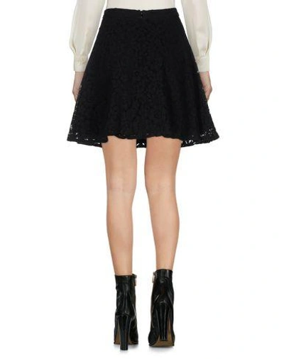 Shop Msgm Mini Skirt In Black