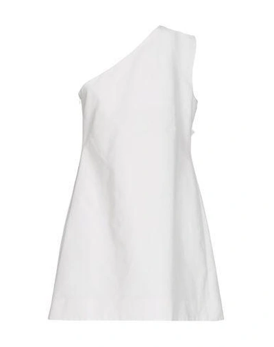 Shop Victoria Victoria Beckham Short Dress In White