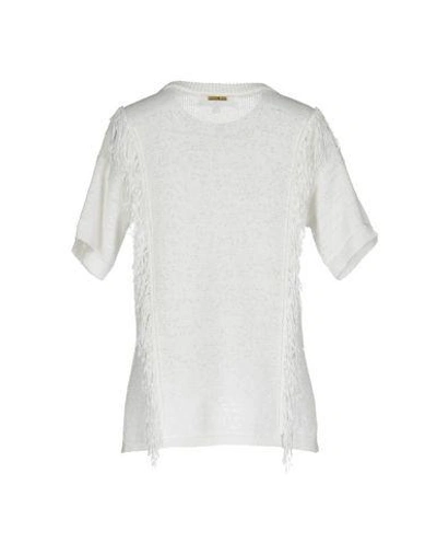 Shop Michael Michael Kors Sweaters In White