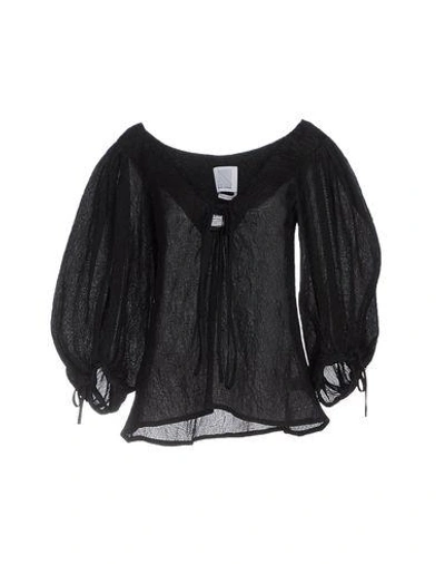 Shop Rosie Assoulin Blouse In Black