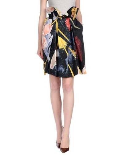 Vivienne Westwood Anglomania Knee Length Skirt In Black