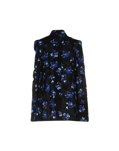 Shop Proenza Schouler Floral Shirts & Blouses In Black