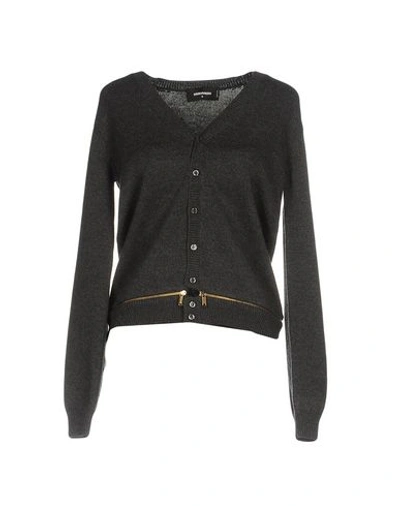 Shop Dsquared2 Cardigan In Lead