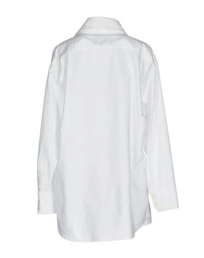 Shop Vivienne Westwood Anglomania Solid Color Shirts & Blouses In White