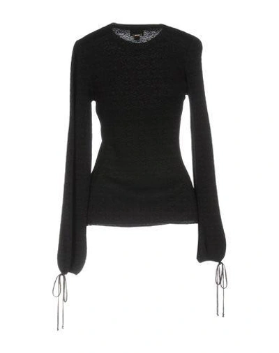 Shop Just Cavalli Sweater In Black