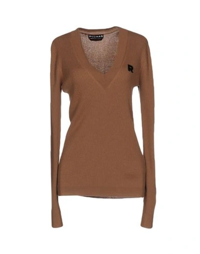 Rochas Sweater In Camel