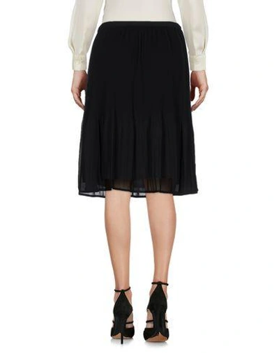 Shop Michael Michael Kors Knee Length Skirt In Black