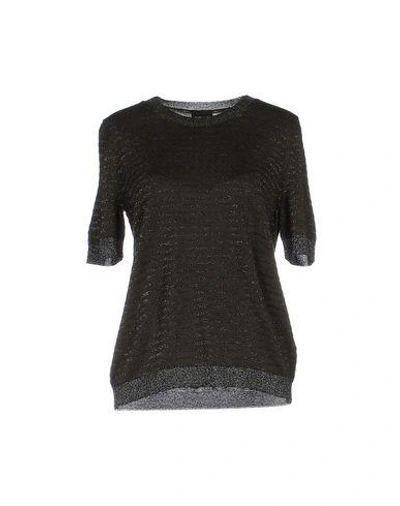 Shop Just Cavalli Sweater In Military Green