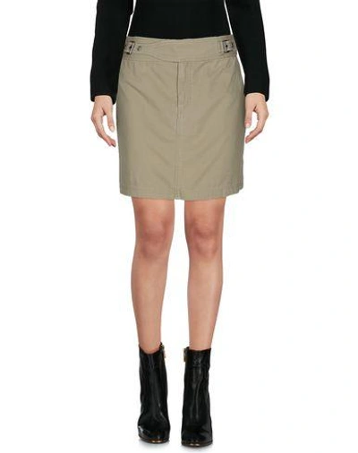Shop Marc By Marc Jacobs Mini Skirt In Military Green