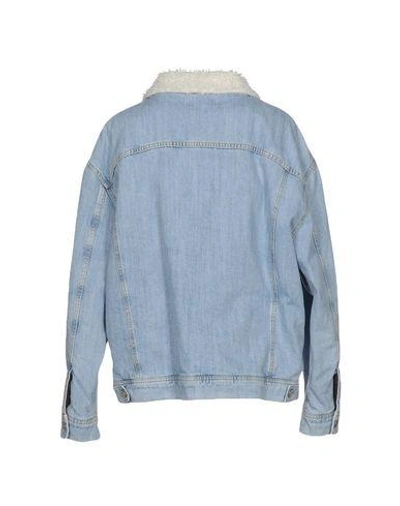 Shop Au Jour Le Jour Denim Outerwear In Blue