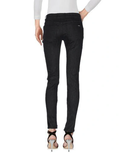 Shop Tom Ford Woman Denim Pants Black Size 36 Cotton, Polyester, Polyurethane
