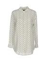 Equipment Patterned Shirts & Blouses In White