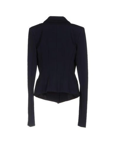 Shop Pinko Suit Jackets In Dark Blue