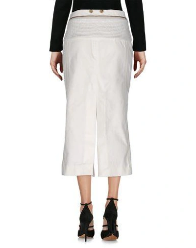 Shop Chloé Midi Skirts In White