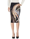 Just Cavalli 3/4 Length Skirts In Black