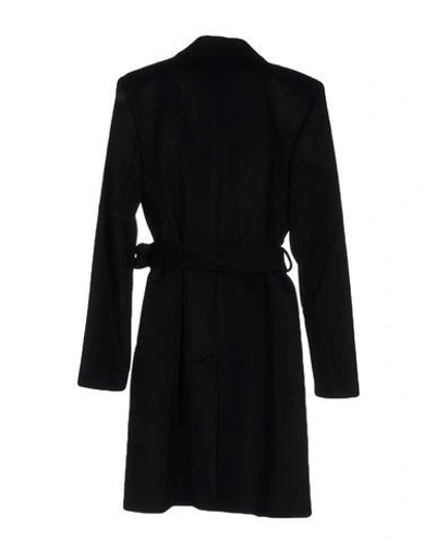 Shop Michael Michael Kors Belted Coats In Black