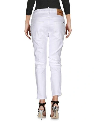 Shop Dsquared2 Denim Pants In White
