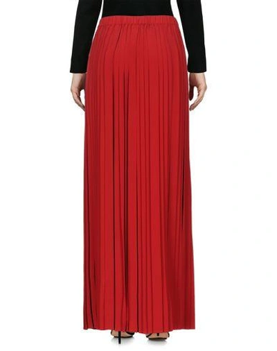 Shop Tory Burch Long Skirt In Red