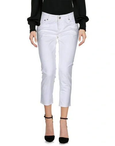 Prada Cropped Trousers & Culottes In White