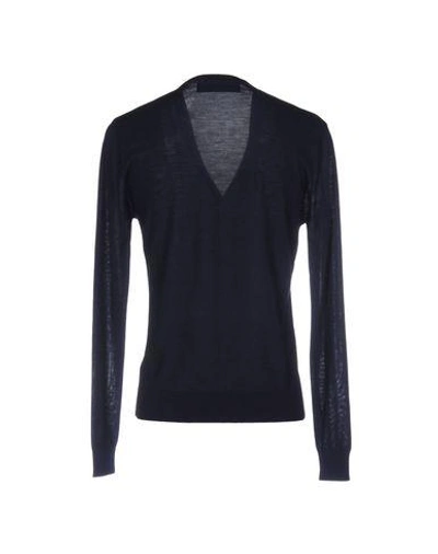 Shop Dsquared2 Cardigan In Dark Blue