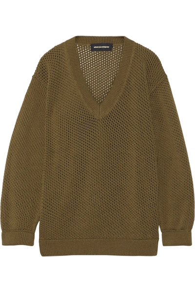 Vanessa Seward Open-knit Cotton Sweater