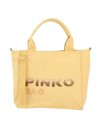 Pinko Handbag In Yellow