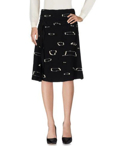 Shop Proenza Schouler Knee Length Skirt In Black