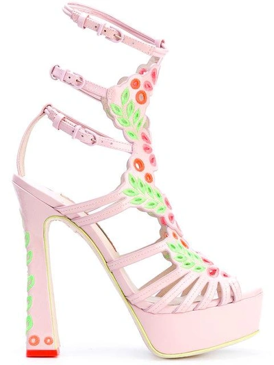 Shop Sophia Webster 'liliana' Platform Sandals In Pink