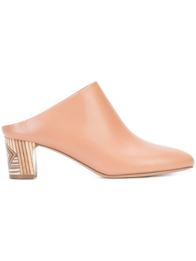 Gabriela Hearst Wooden Heel Mules