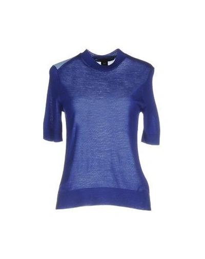 Shop Marc By Marc Jacobs Sweaters In Blue