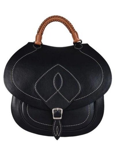 Shop Maison Margiela Braided Top Handle Shoulder Bag In 900