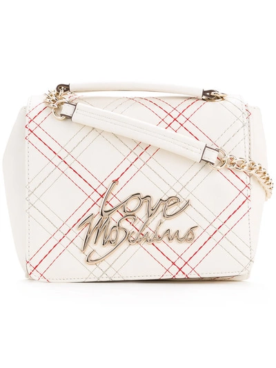 Love Moschino Stitched Logo Crossbody Bag