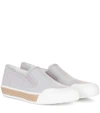 TOD'S LEATHER SLIP-ON SNEAKERS,P00247398-14